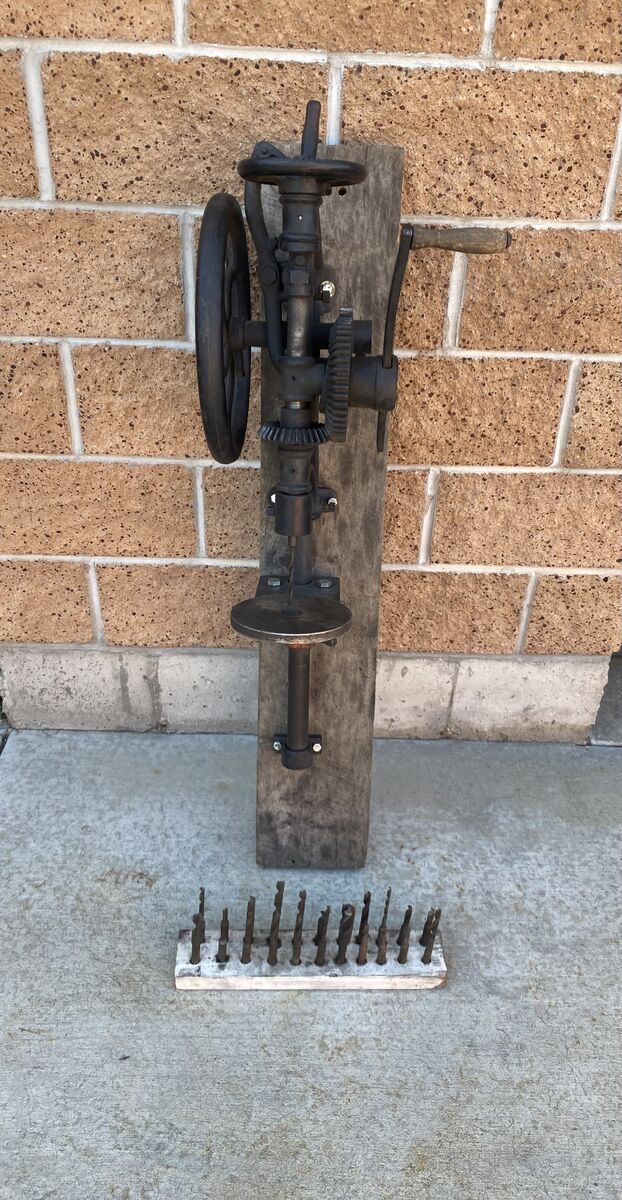 Blacksmith Hand Crank Drill Press