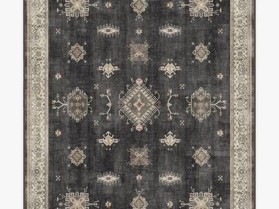 Large 9' x 12' Ruggable Rug (Dark Wood)
