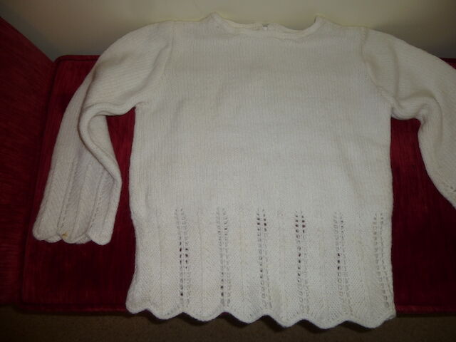 Off White/Soft Cream Colored Top and Skirt - Vintage 1960's-1970's - Handmade