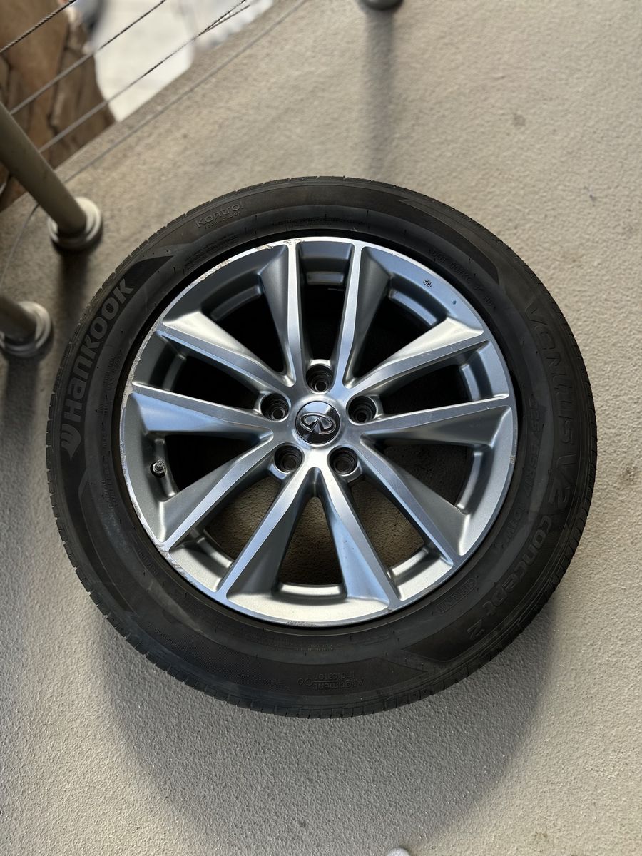 OEM 2014 Infiniti Q50 17” Wheels & Hankook Tires – Complete Set – $900 OBO