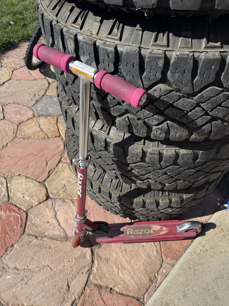Pink Kick Scooter