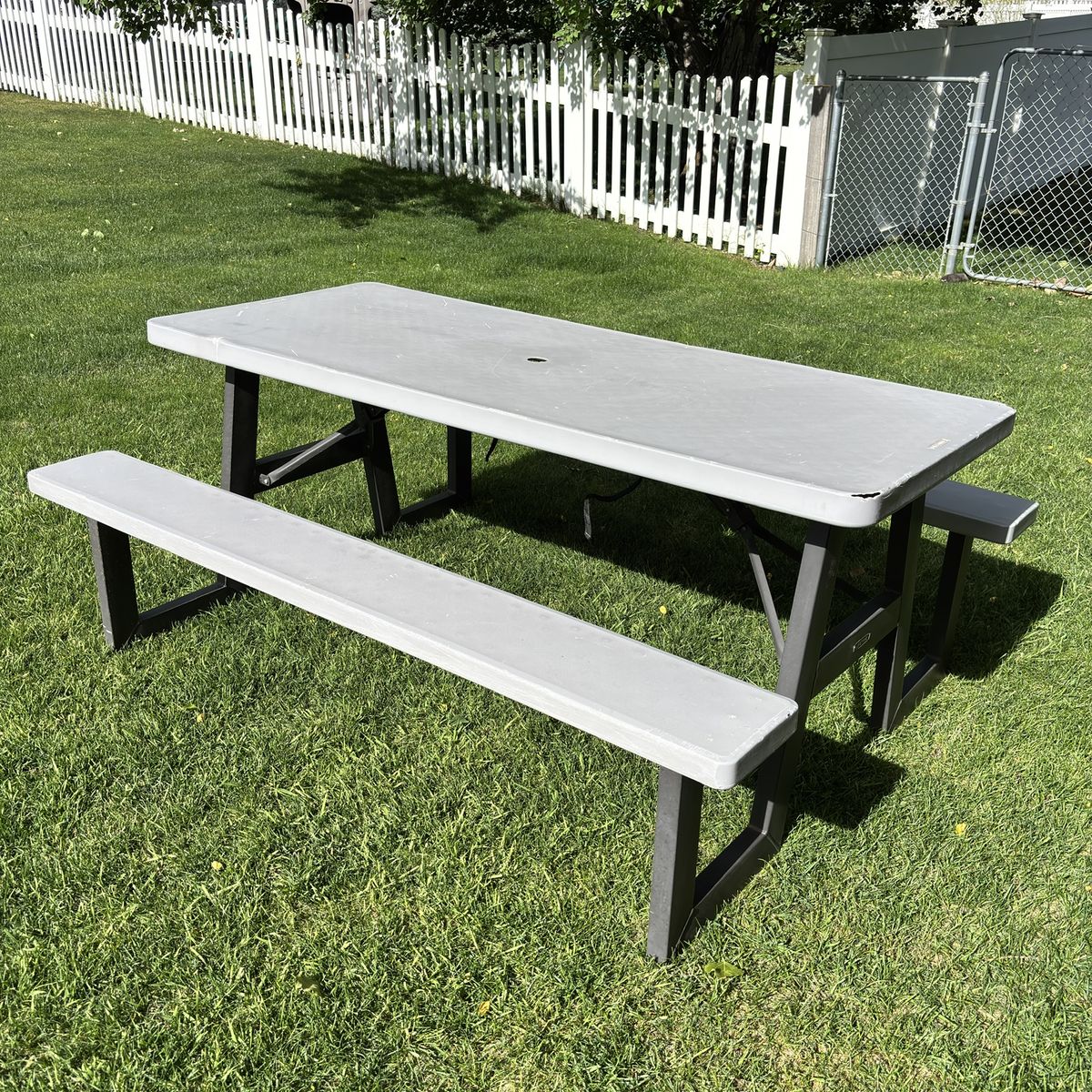Lifetime Folding Picnic Table with Benches
