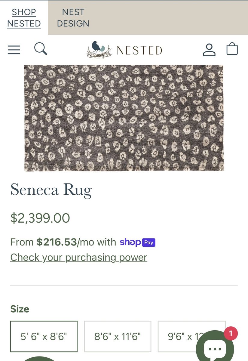 $2400 BRAND NEW HIGH END AREA RUG