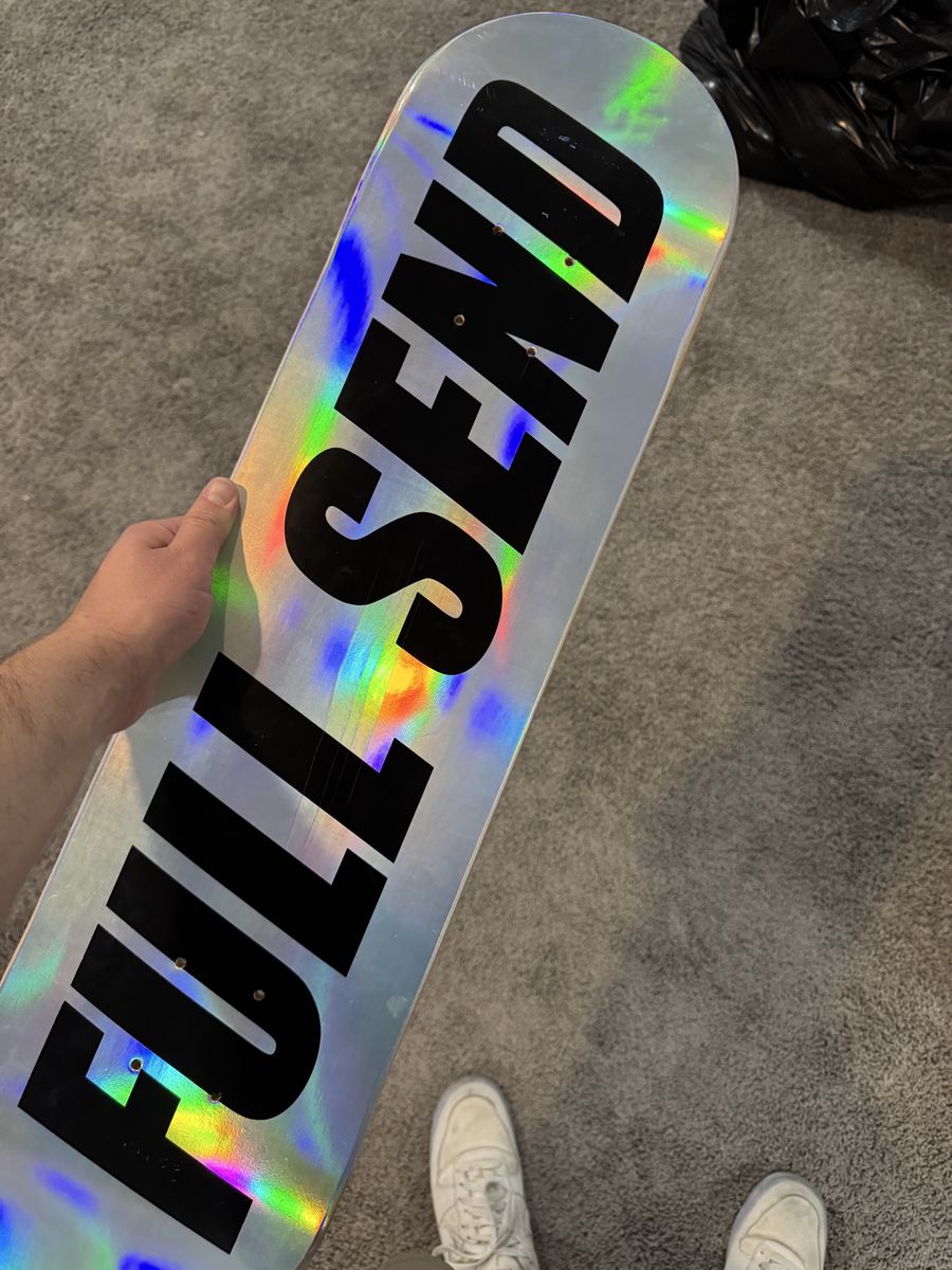 FULL SEND Holo Skateboard Deck