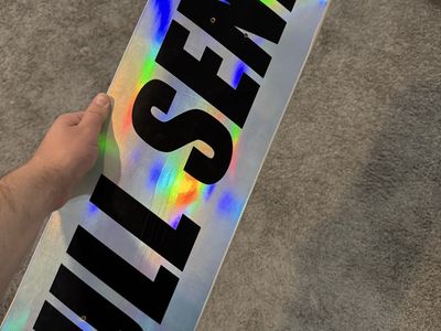 FULL SEND Holo Skateboard Deck