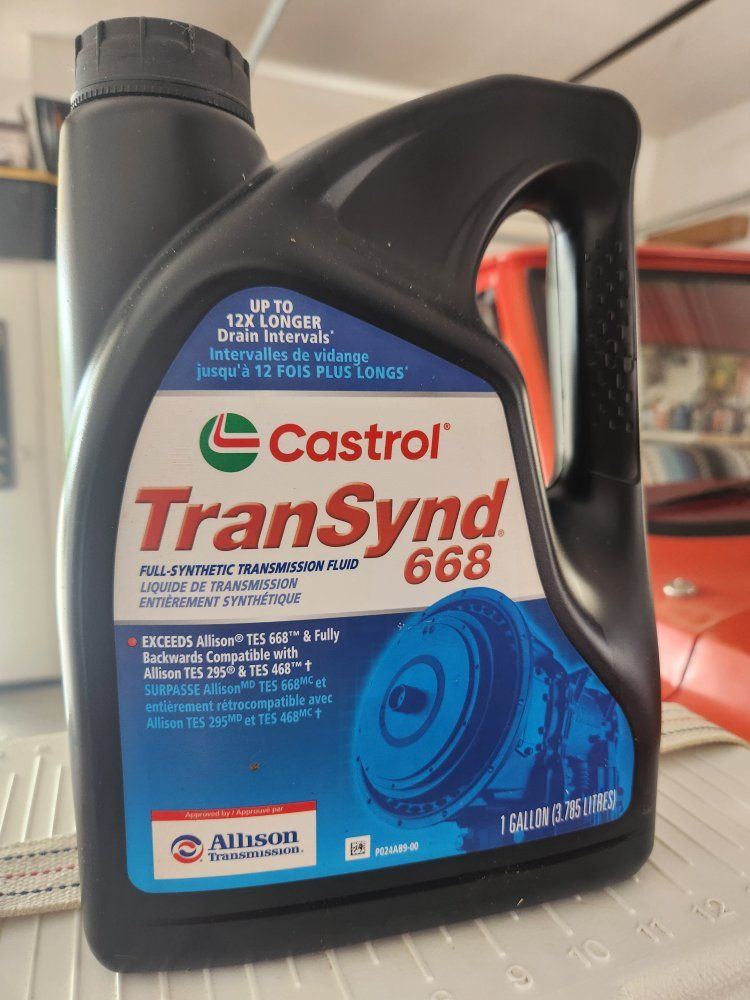 Castrol TranSynd 668 Full-Synthetic Transmission Fluid 1 Gallon (3.785 Litres)