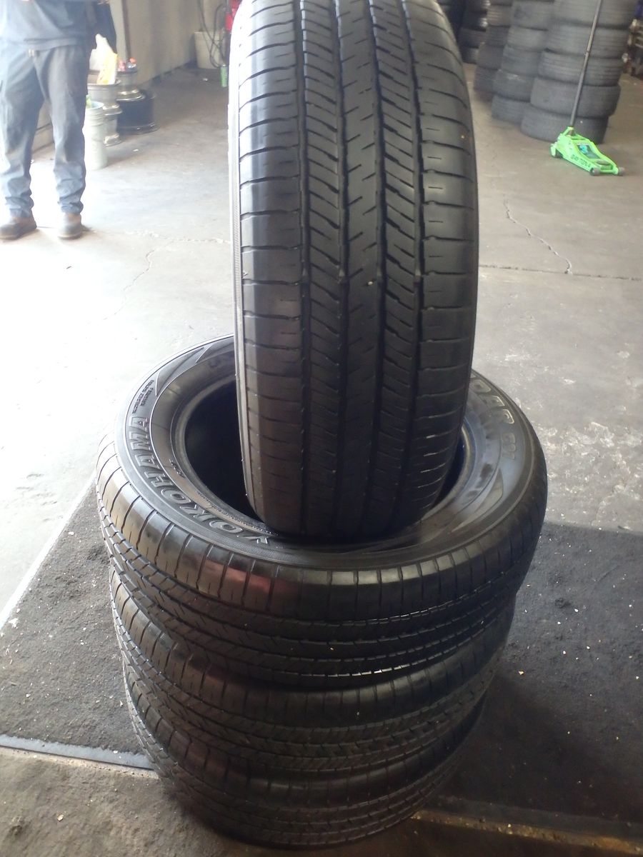 225/60R17 YOKOHAMA GEOLANDAR C91 SET OF USED TIRES