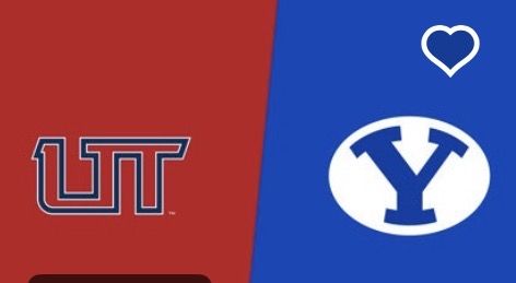 BYU vs Utah tech 9/5 with padded chairs