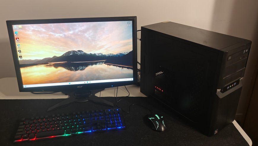Xeon win11 w/RX 5700xt gaming computer setup