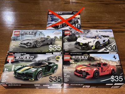 LEGO Speed Champions Car Collection