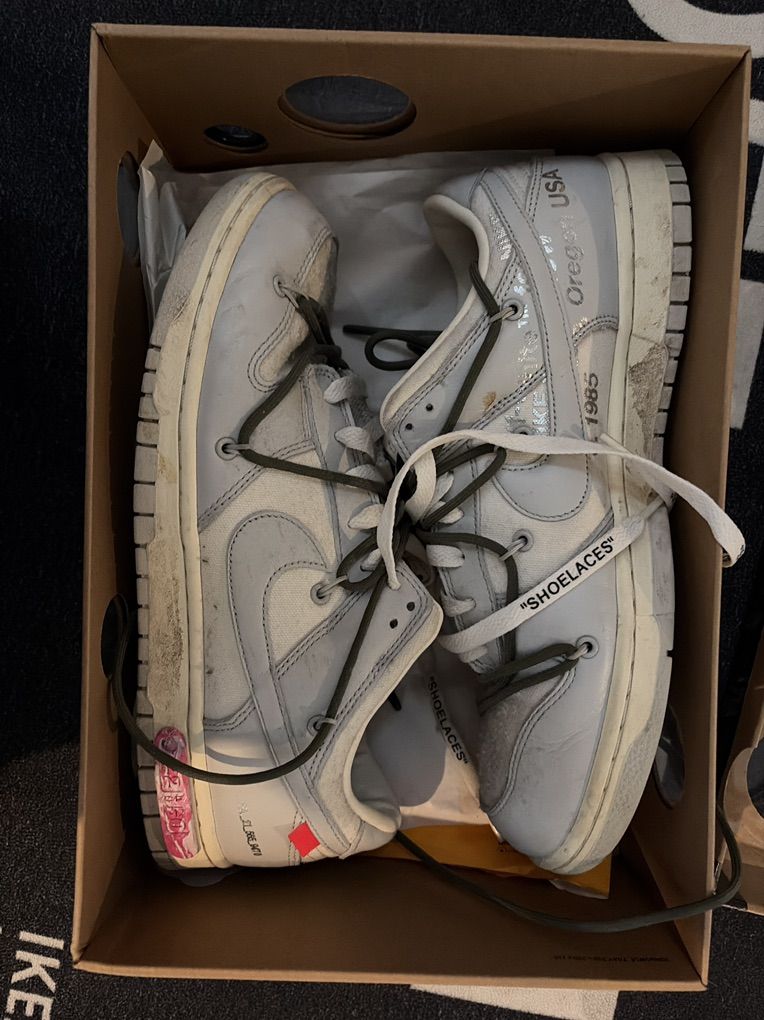 nike dunk off white lows