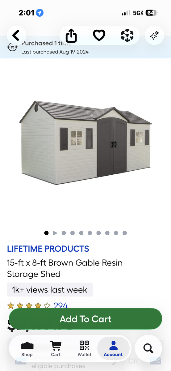 Brand New Storage Shed