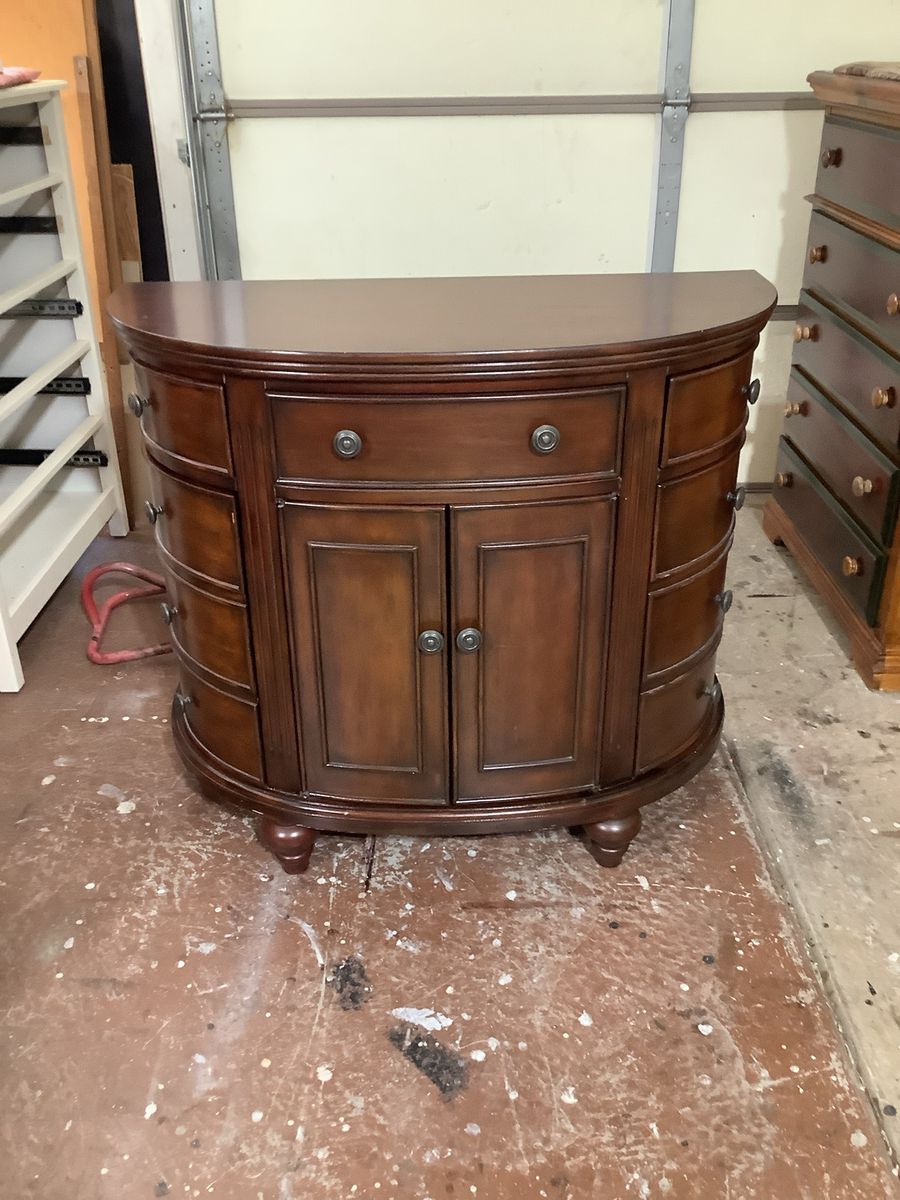 Beautiful All Wood Buffet Table