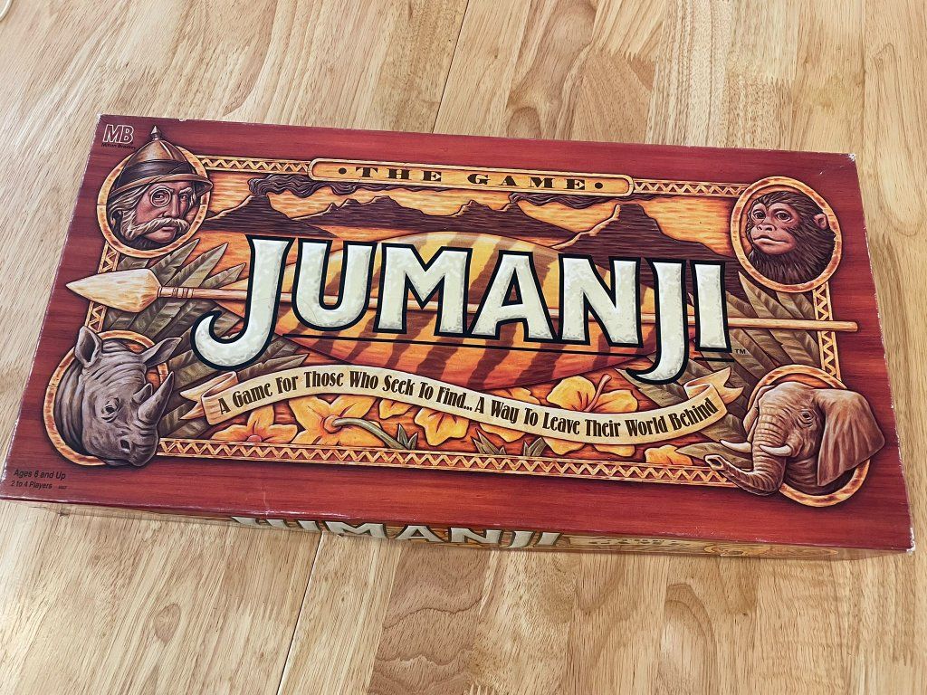 Jumanji HUGE board game (Milton Bradley edition)