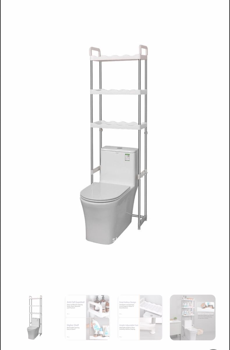Over the toilet storage