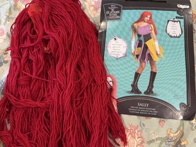 The Nightmare Before Christmas Sally Costume Wig