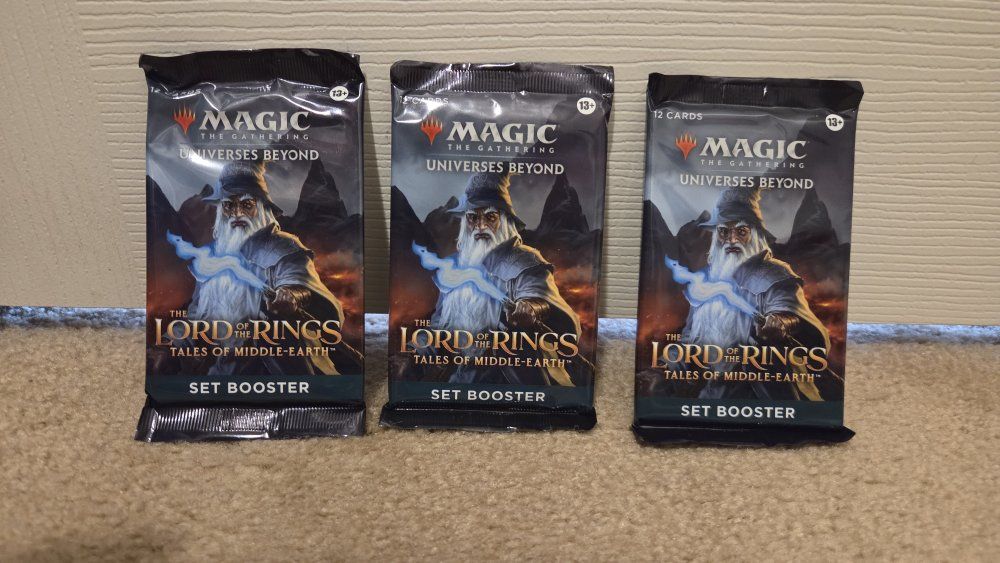 Magic: The Gathering Lord of the Rings Tales of Middle-Earth Set Booster Packs (Lot of 3)