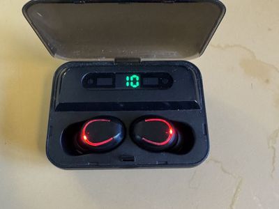 Wireless Earbuds w/ Charging Case + Battery Pack