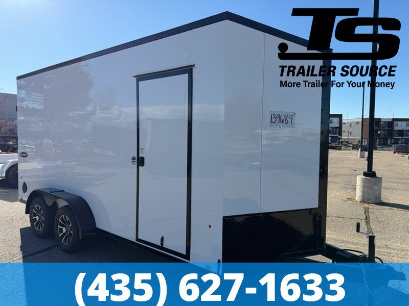 7x16 Look Element SE Enclosed Cargo Trailer - 7'6" Interior - 7K GVWR Alloy Wheels, Black Out Package