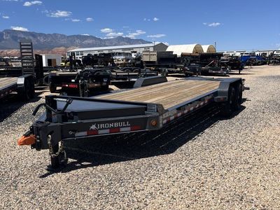 Iron Bull EWB Equipment 22' I Beam 14K 16" Cross Member Upgrade, Max Ramps, Tongue Box, Winch Plate