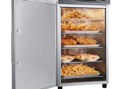Electric Hot Box Food Warmer, 5-Tier Commercial Warming Cabinet with Water Tray