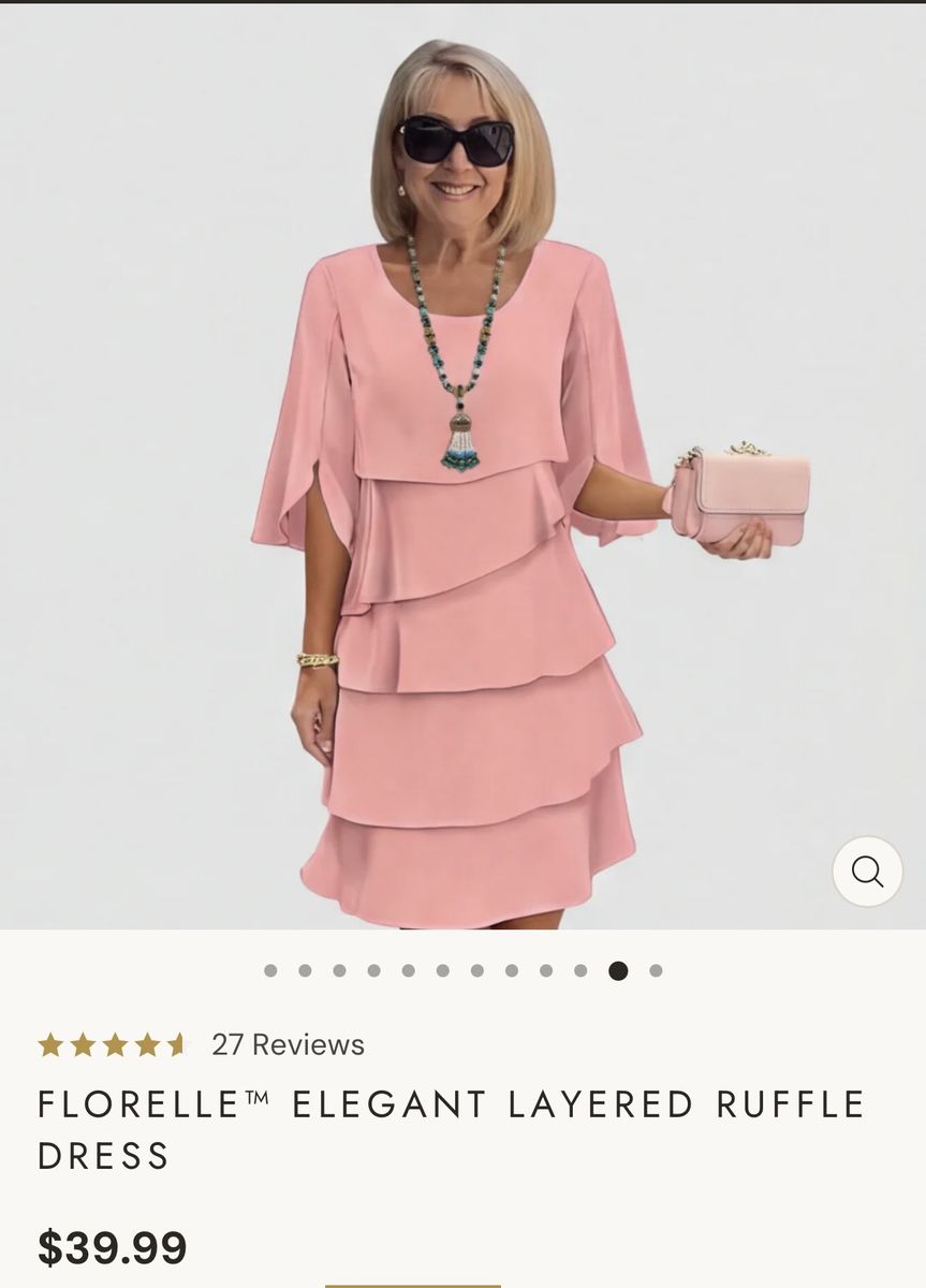 Pink Ruffle Dress
