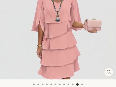 Pink Ruffle Dress