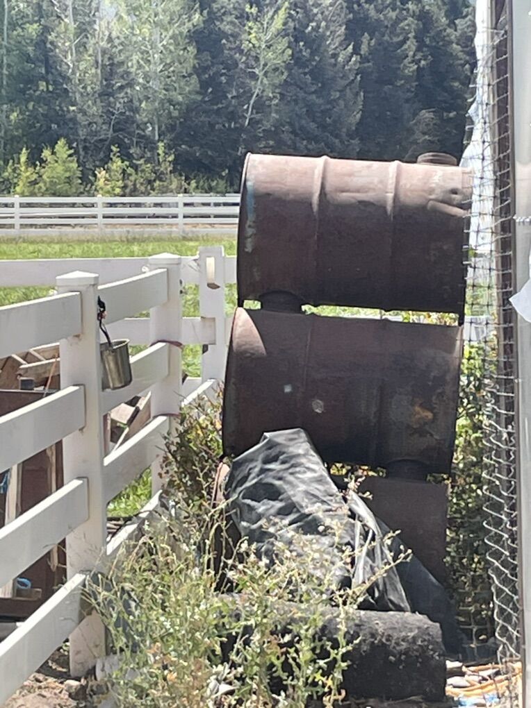 Triple Barrel Shop Burner Heater Stove