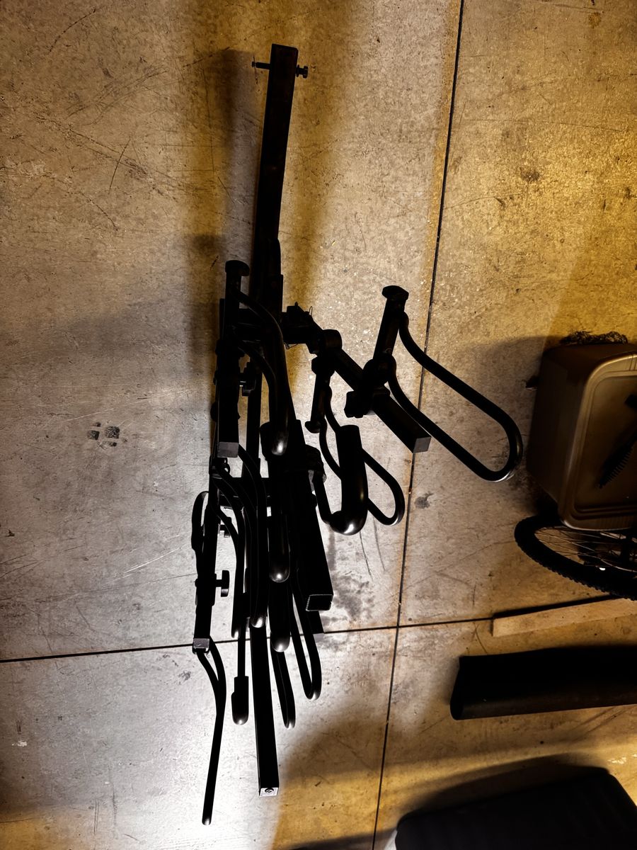 Hitch Mount 4-Bike Tray Carrier Rack - Heavy Duty Steel