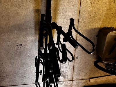 Hitch Mount 4-Bike Tray Carrier Rack - Heavy Duty Steel