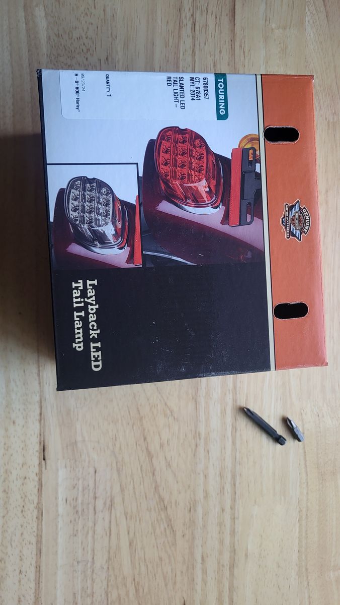 Harley Smoked Tail Light, for tour RK 010 and up
