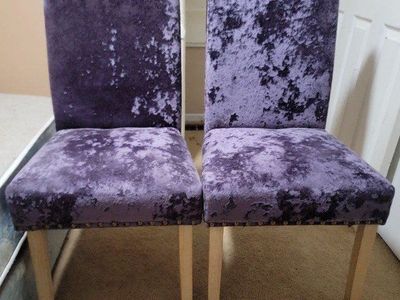 Gorgeous Purple Chairs