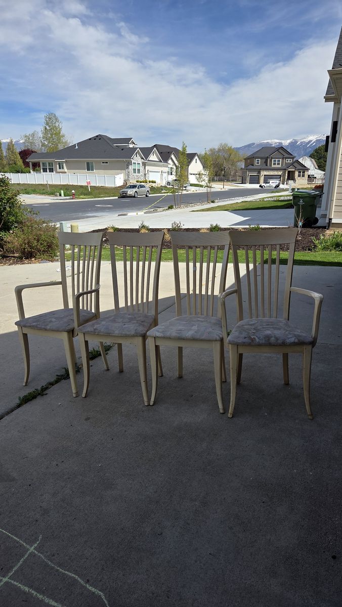 Italian Wood chairs