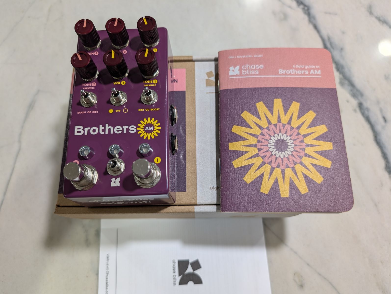 Pedals - Chase Bliss, Dunlop, Ernie Ball, TC