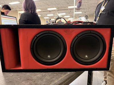 JL Audio Dual 10inch Car Subwoofers in Ported Box with JL Audio Amplifier