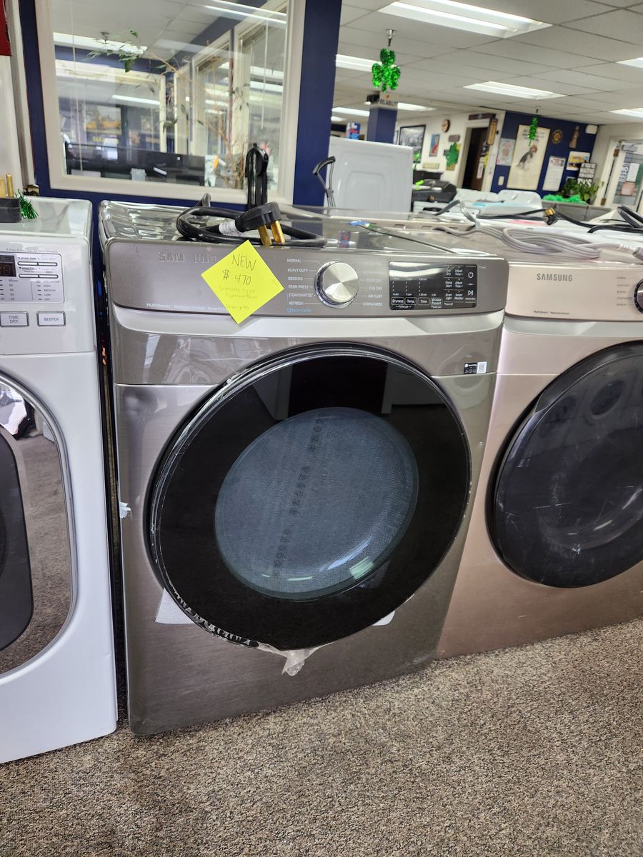 SCRATCH & DENT! SAMSUNG FRONTLOAD ELECTRIC DRYER!