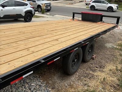 20’ Flat deck/deck over 10k trailer