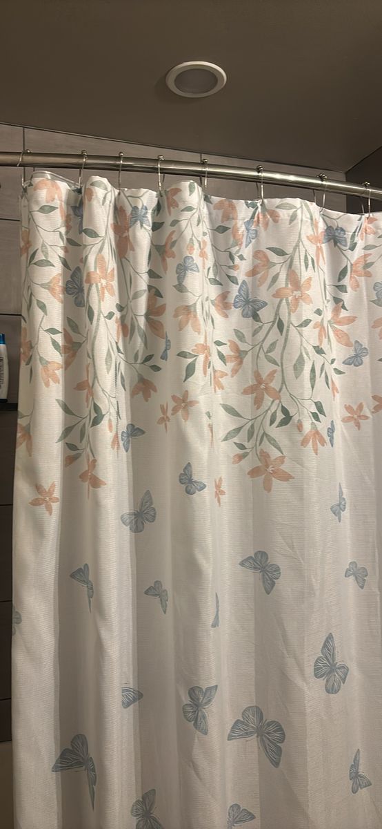 Shower Curtain with Liner and Hooks