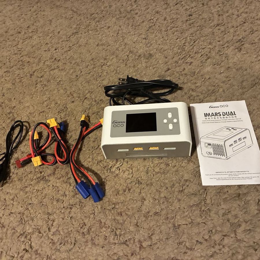 Gens Ace iMars Dual RC Battery Charger - Like New, Dual Port, Multi-Chemistry Support