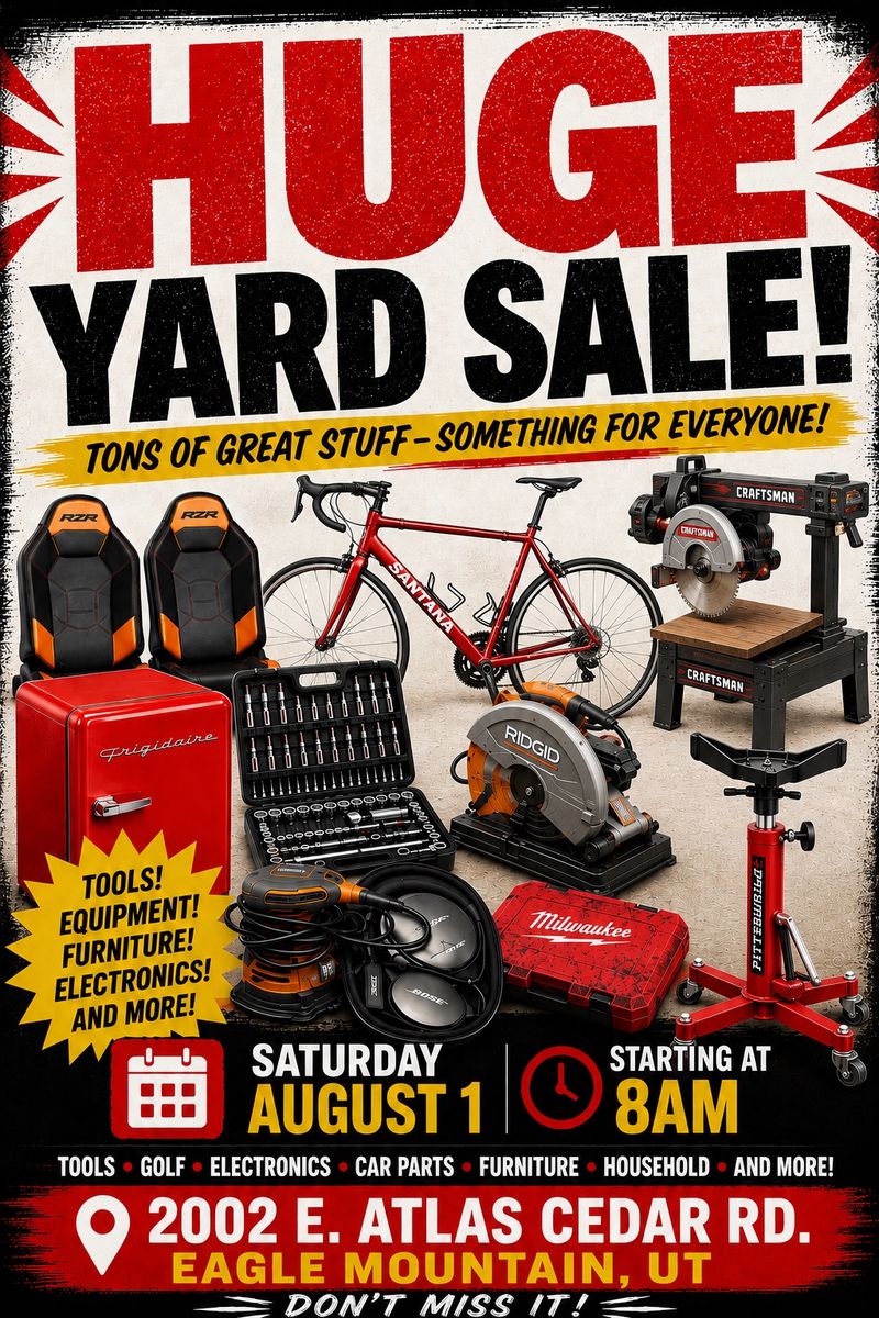 Huge Yard Sale