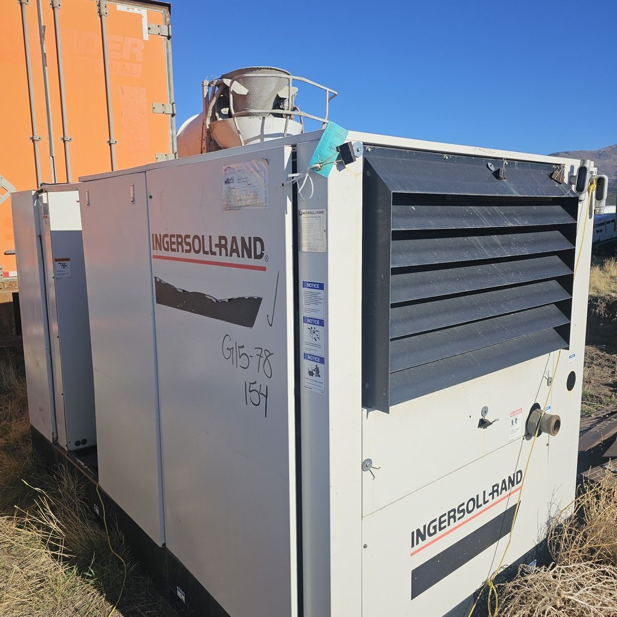 Air compressor, Ingersoll Rand 678 cfi