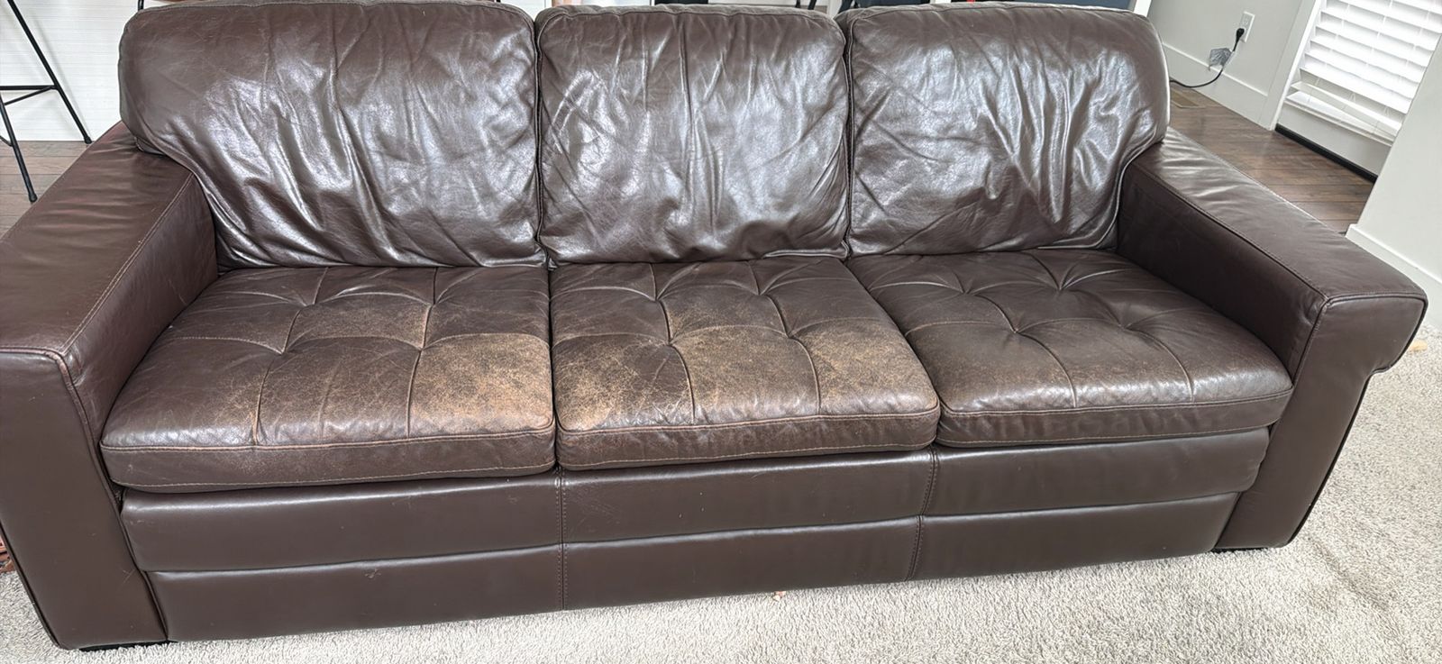 Free leather couch
