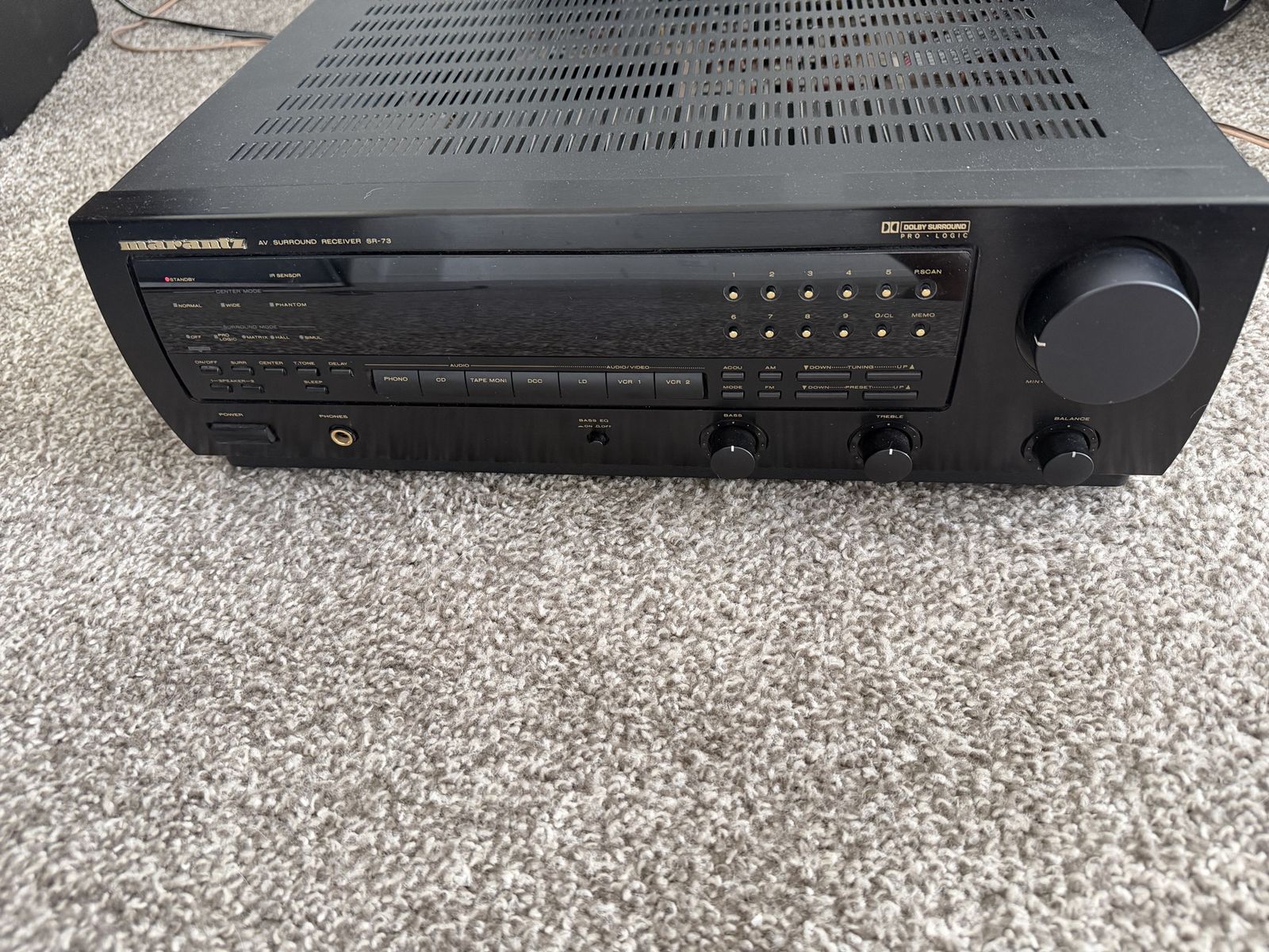 Marantz SR-73 AV Surround Receiver - Dolby Pro Logic - Made in Japan