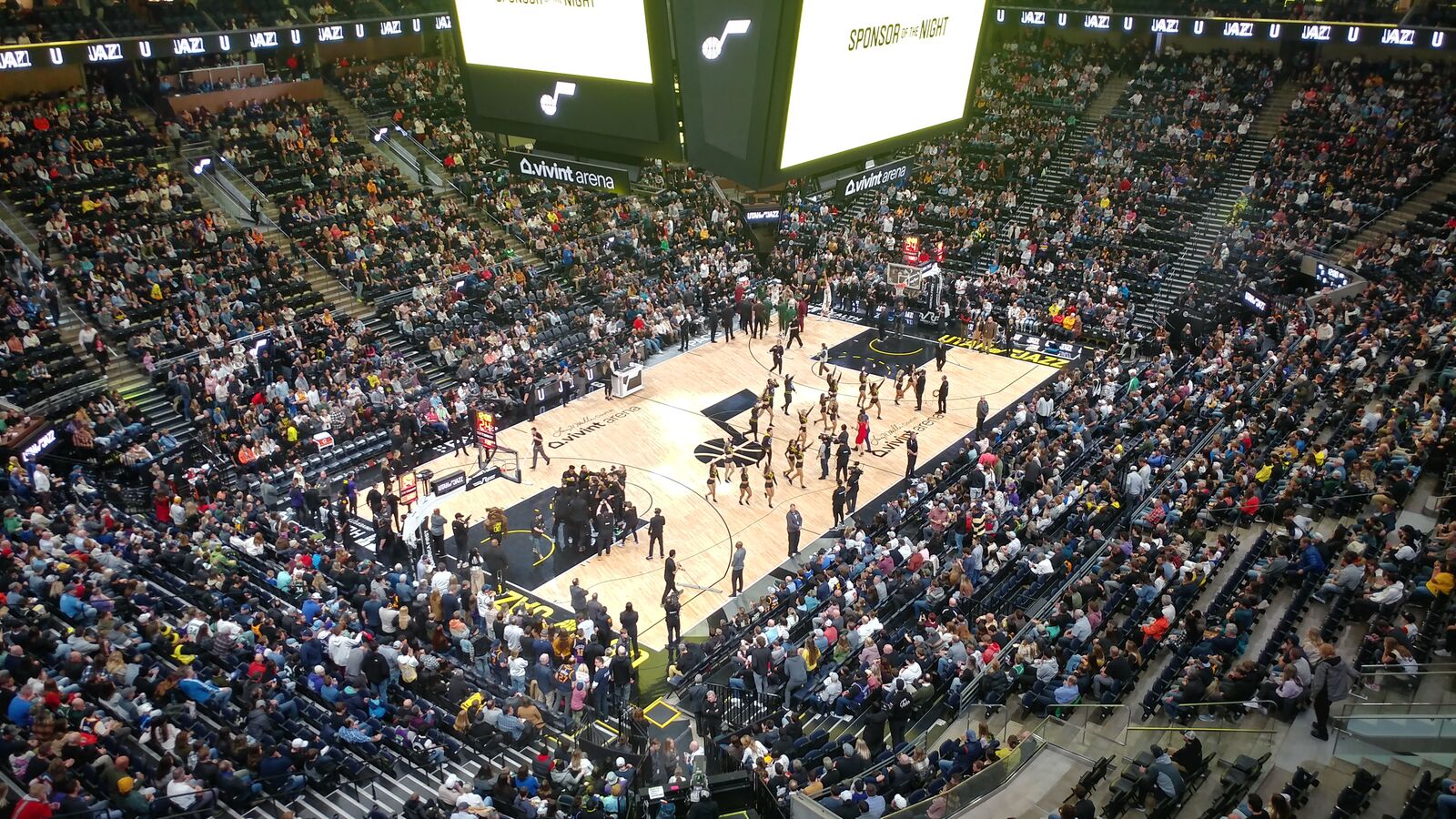 Jazz vs Warriors! Row 1 Aisle!