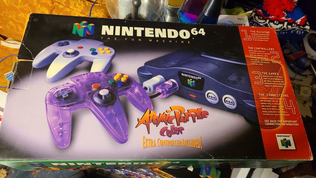 N64 games and consoles sold separately