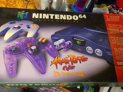 N64 games and consoles sold separately