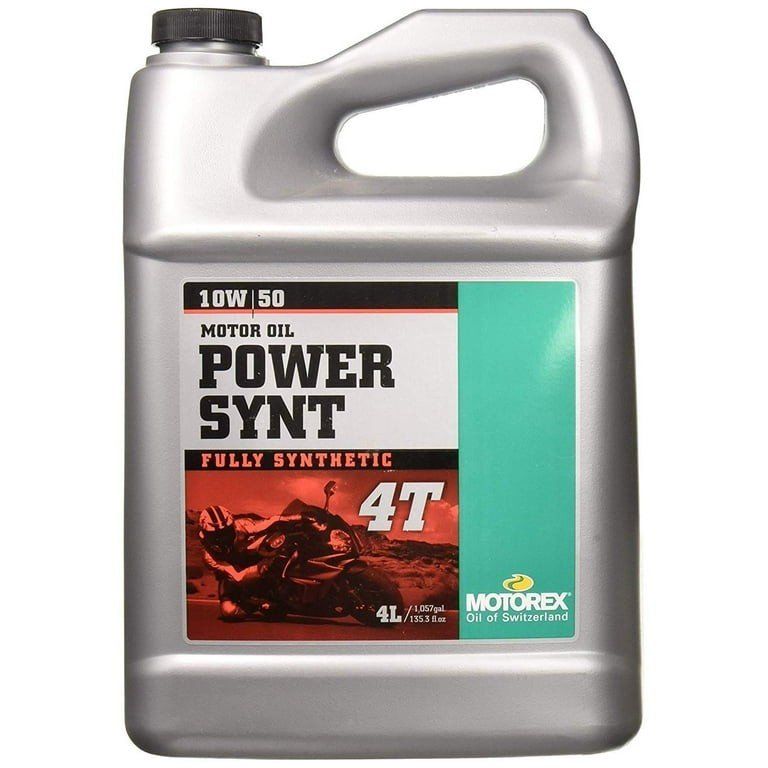 Motorex Power Synthetic 4T Oil - 10W50-4L.
