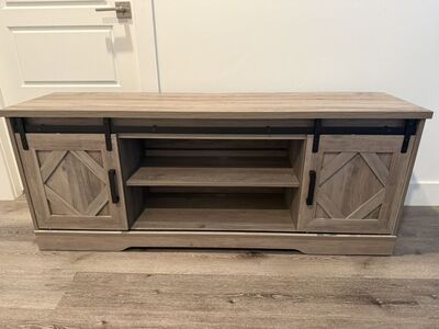 Brand New Farmhouse Wood TV Stand