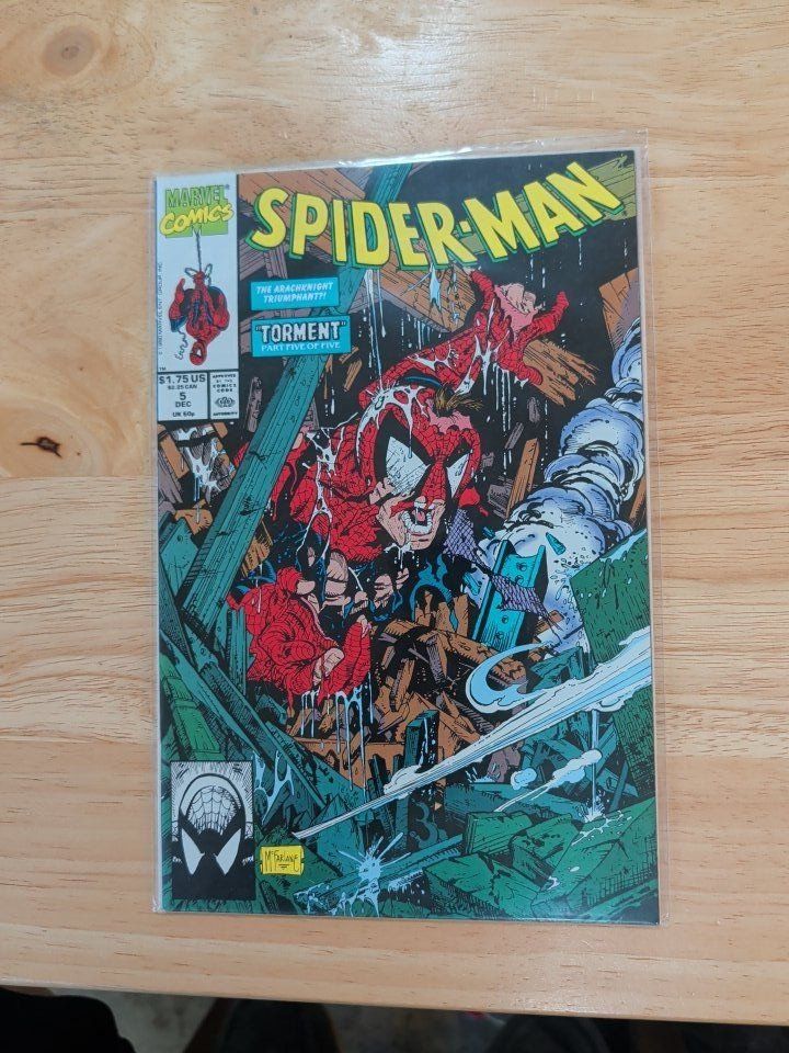 Spider-Man, Marvel, Dec 1990, #5, McFarlane,