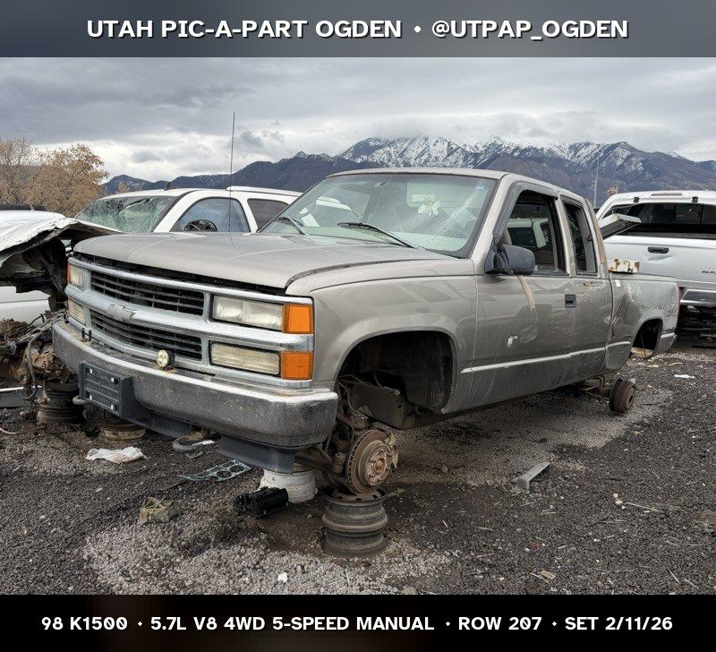 1998 Chevrolet K1500 Parts - UTPAP Ogden